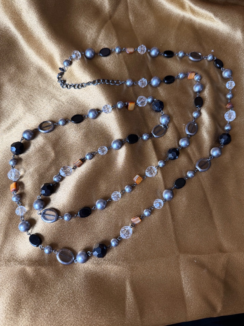 Premier Designs Beaded Statement Necklace — Long Layering Chain
